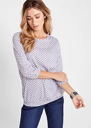 Shirt met print (set van 2), 3/4 mouw, bonprix