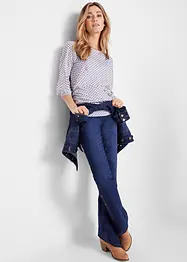 Shirt met print (set van 2), 3/4 mouw, bonprix