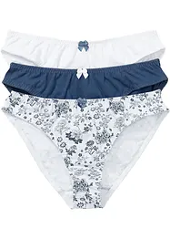 Slip (set van 3) met katoen, bonprix