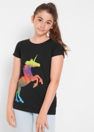 Meisjes shirt met unicorn van biologisch katoen, bpc bonprix collection