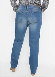 Wide leg stretch jeans, mid waist, bonprix