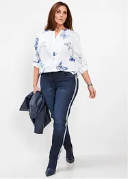 Gedessineerde blouse van viscose, bonprix