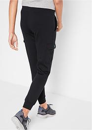 Joggingbroek met cargozakken, cropped, bpc bonprix collection