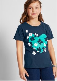 Meisjes T-shirt (set van 2) van biologisch katoen, bpc bonprix collection
