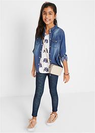 Meisjes legging in denim look, bpc bonprix collection