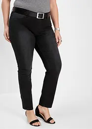 Slim jeans mid waist met comfortband, bonprix