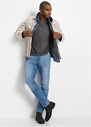 Spijkeroverhemd, slim fit, korte mouw, John Baner JEANSWEAR