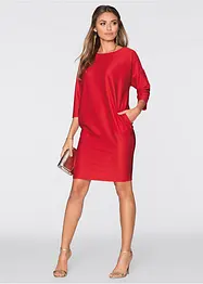 Jersey jurk, 3/4 mouw, BODYFLIRT