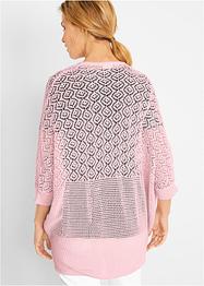 Vest met patroon, 3/4 mouw, bpc bonprix collection