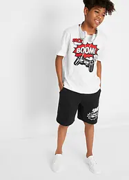 Jongens T-shirt en bermuda (2-dlg. set), bonprix