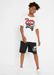 Jongens T-shirt en bermuda (2-dlg. set), bonprix
