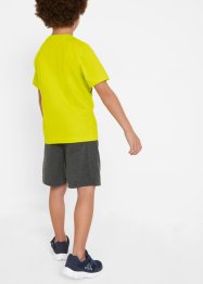Jongens T-shirt met omkeerbare pailletten en short (2-dlg. set), bpc bonprix collection