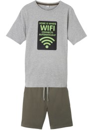 T-shirt en sweat bermuda (2-dlg. set), bpc bonprix collection