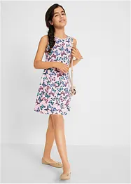 Meisjes jersey jurk met vlinderprint, bonprix