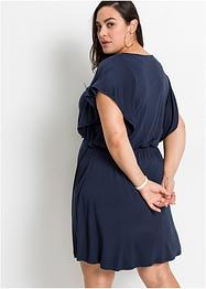 Jersey jurk met volantmouwen, BODYFLIRT