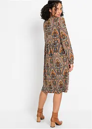 Jersey jurk met paisley, bonprix