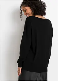 Oversized trui van een viscosemix, bonprix