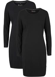 Jersey jurk (set van 2), bpc bonprix collection