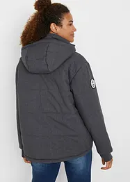 Gewatteerde oversized outdoor jas, waterafstotend, bonprix