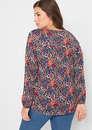 Shirt tuniek met print, lange mouw, John Baner JEANSWEAR
