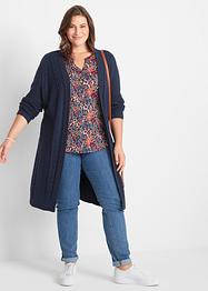 Shirt tuniek met print, lange mouw, John Baner JEANSWEAR