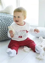 Baby kerst shirt en legging met tutu (2-dlg. set), bpc bonprix collection