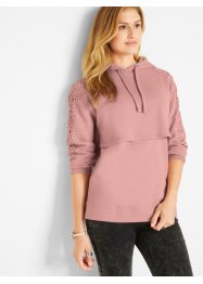 Zwangerschapssweater / voedingssweater met kant, bpc bonprix collection