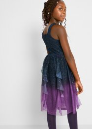 Meisjes feestelijke jurk met glitters, bpc bonprix collection