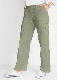 Mid waist cargo jeans in een katoenmix, bonprix