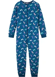 Meisjes pyjama onesie van biologisch katoen (2-dlg. set), bonprix