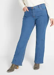 Stretch jeans mid waist, bootcut, bonprix