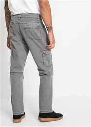 Loose fit cargo broek van puur katoen, straight, bonprix