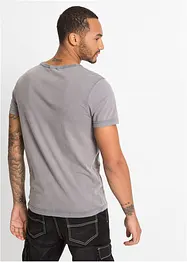 Onderhoudsarm T-shirt van katoen, slim fit, bonprix