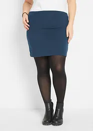 Stretch jersey rok met biologisch katoen (set van 2), bonprix