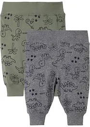 Baby shirtbroek (set van 2) van biologisch katoen, bonprix