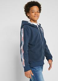 Jongens fleece vest met teddy fleece capuchon, bpc bonprix collection