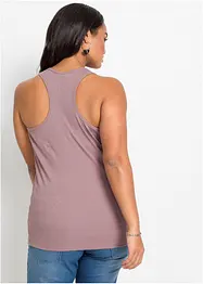 Geribde tanktop (set van 2), bonprix