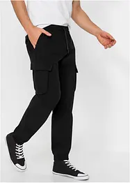 Regular fit stretch instapbroek met cargozakken, straight, bonprix