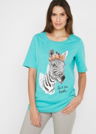 Katoenen T-shirt met dierenmotief, bpc bonprix collection