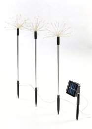 Solar tuinstekers sterren (set van 3), bpc living bonprix collection