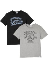 T-shirt (set van 2), John Baner JEANSWEAR