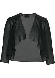 Chiffon bolero met gerecycled polyester, bonprix