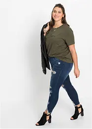 T-shirt van katoen met een print, bonprix