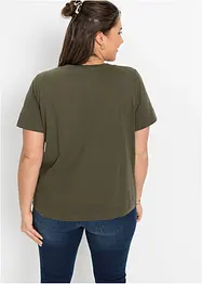 T-shirt van katoen met een print, bonprix