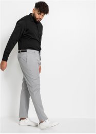 Slim fit stretch broek met gestreepte, elastische band, straight, RAINBOW