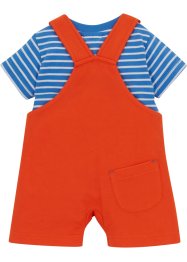 Baby T-shirt en sweat tuinbroek (2-dlg. set) biologisch katoen, bpc bonprix collection