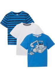 Kinderen T-shirt (set van 3) van biologisch katoen, bpc bonprix collection