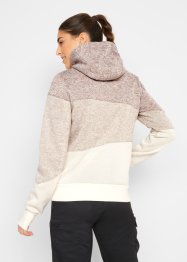 Fleece vest met gerecycled polyester, lange mouw, bpc bonprix collection