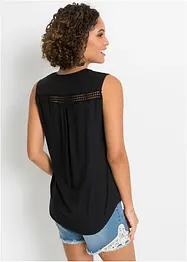 Blousetop met kant, bonprix