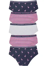 Meisjes hipster (set van 5), bonprix